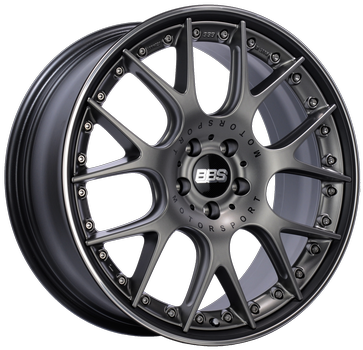 BBS CH-RII 5x120 22x11.5 +34 Satin Platinum Center Black Lip SS Rim Protector