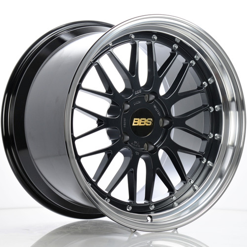 BBS LM 5x130 19x12 +44 Black Blue - Gloss