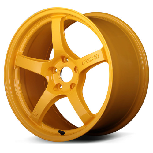 Gram Lights 57CR 4x100 15x8 +28 MACH YELLOW