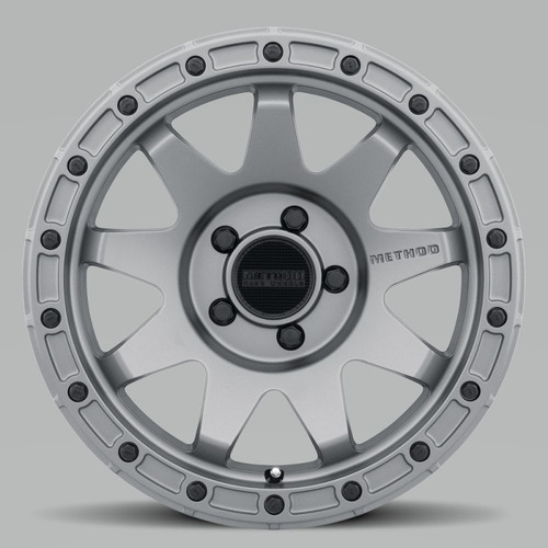 Method MR317 17x8.5 0mm Offset 5x5 71.5mm CB Matte Black Wheel - MR31778550500