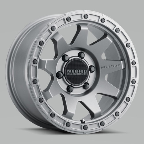 Method MR317 18x9 +3mm Offset 6x5.5 106.25mm CB Matte Titanium Wheel - MR31789060803