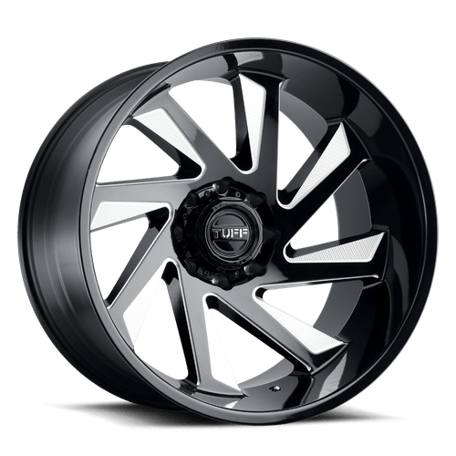 Tuff T1B 6x135 20x10 -23 GLOSS BLACK MILLED