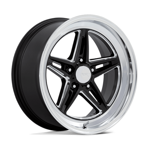 American Racing Vintage 514 5x127 20x8.5 +6 GLOSS BLACK W/ DIAMOND CUT LIP