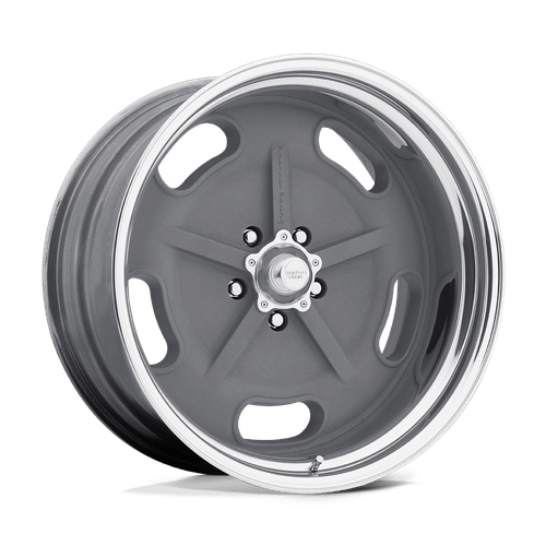 American Racing Vintage 470 5x139.7 18x8 0 MAG GRAY W/ POLISHED BARREL