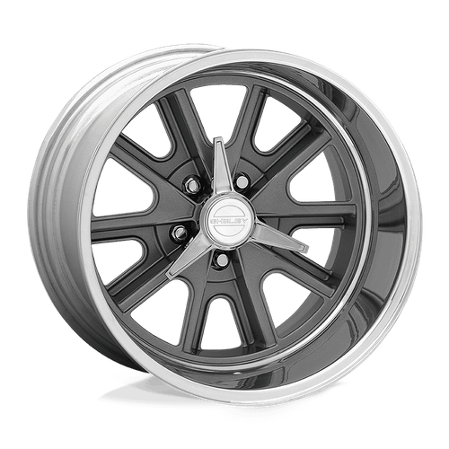 American Racing Vintage 427 5x120.65 17x8 0 TWO-PC MAG GRAY POLISH BARREL