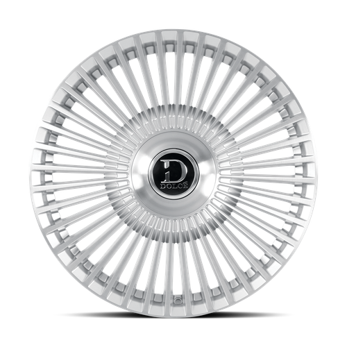 DOLCE LUXURY TRENTO 5x115 20x10.5 +25 Glossy Sliver Brush Face