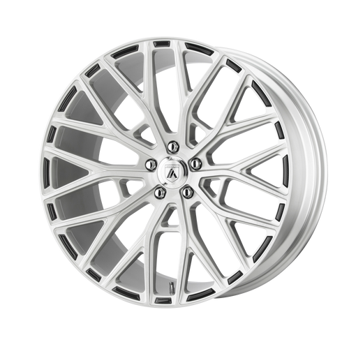Asanti Black 021 5x112 20x10.5 +27 BRUSHED SILVER