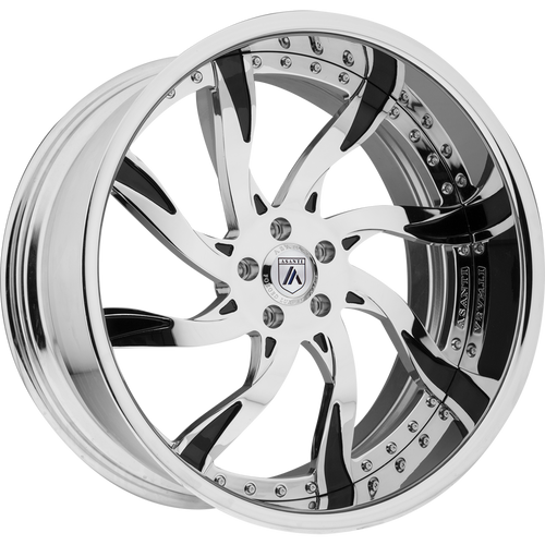 Asanti Forged 841 5x120.65 24x10 -6 BRUSHED