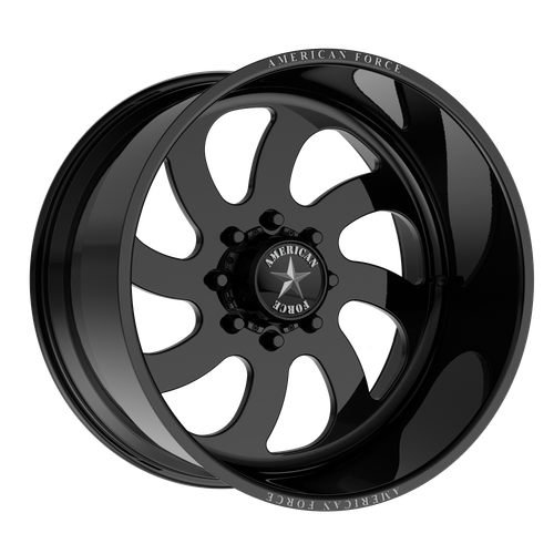 American Force 76 8x180 22x12 -40 BLACK