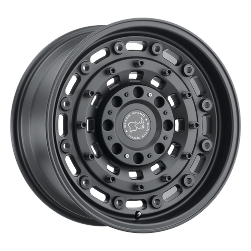 Black Rhino Hard Alloys ARS 6x120 17x8 +38 TEXTURED MATTE BLACK