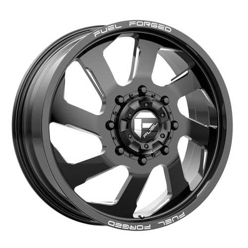 Fuel 1PC 039 8x200 22x8.25 +105 GLOSS BLACK MILLED
