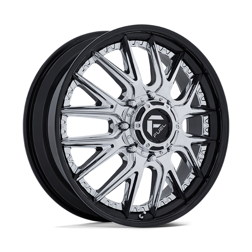 Fuel 1PC 407 8x200 20x8.25 -202 CHROME W/ GLOSS BLACK LIP