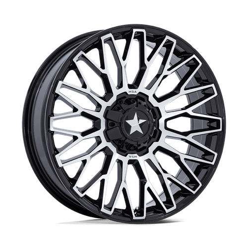 MSA Offroad Wheels 050 5x114.3 20x7 0 GLOSS BLACK MACHINED