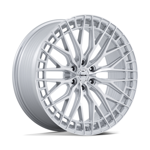 Niche 1PC 288 6x120 22x9.5 +38 GLOSS SILVER W/ MACHINED FACE