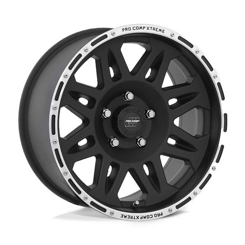 Pro Comp Alloys 005 5x127 17x9 -6 FLAT BLACK MACHINED
