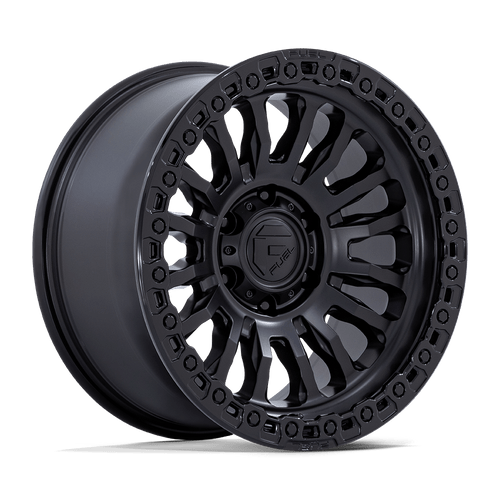 Fuel 1PC 857 5x127 17x8.5 -1 MATTE BLACK W/ GLOSS BLACK LIP