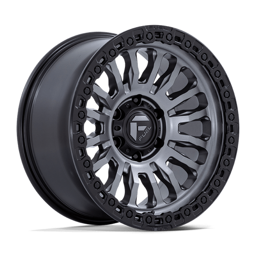 Fuel 1PC 857 8x180 17x9 +20 MATTE GUNMETAL W/ M-BLACK LIP