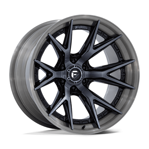 Fuel 1PC 402 6x139.7 20x9 +20 GLOSS BLACK BRUSHED DARK TINT