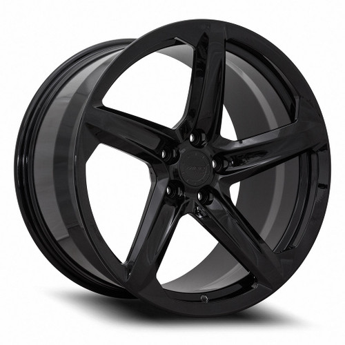 MRR Forged Forged F23 5x120 20x10 +30 Gloss Black Left
