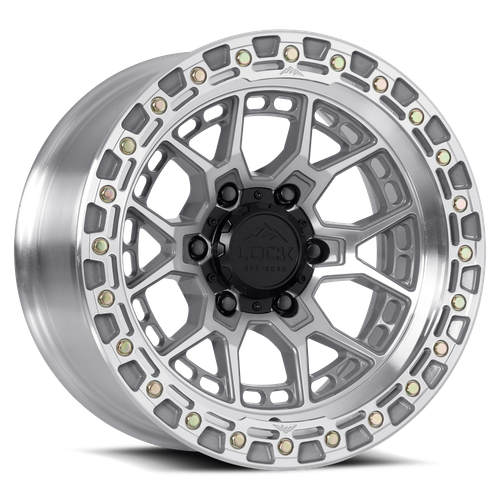 LOCK OFFROAD COMMANDO 6x139.7 20x9 0 Machine With Clear Coat