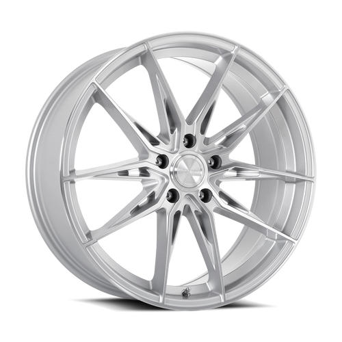 KATANA RACING KR10 5x120 18x8 +40 Glossy Silver Machine Face