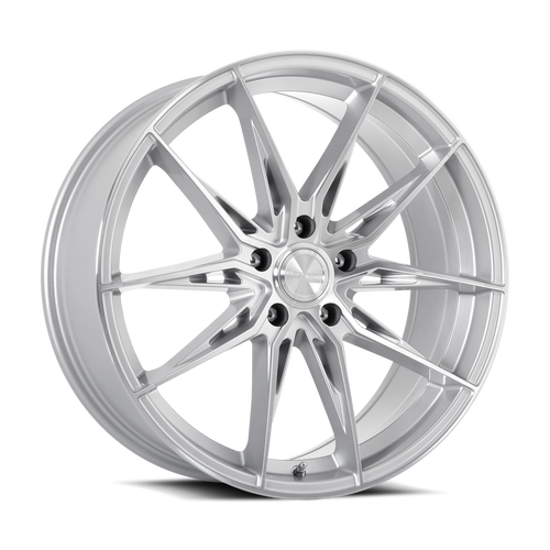 KATANA RACING KR10 5x120 20x8.5 +40 Glossy Silver Machine Face