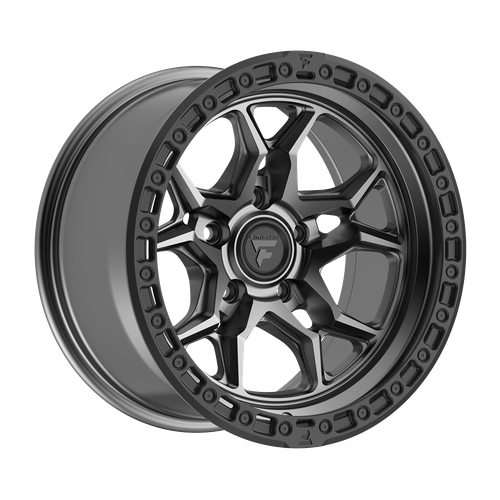Fittipaldi Offroad FT112AB 5x127 17x9 -12 Satin Anthracite & Black Ring