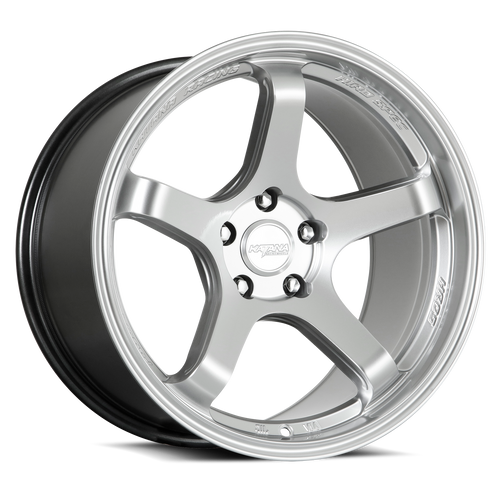 KATANA RACING HR05 5x120 18x8.5 +35 Hyper Silver