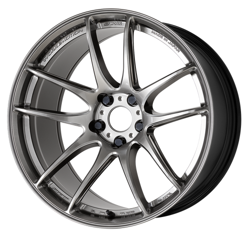 WORK Emotion CR Shigoku 5x100 18x8.5 +47 Glow Gunmetal GGM