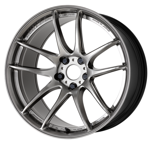 WORK Emotion CR Shigoku 5x114.3 18x9.5 +22 Glow Gunmetal GGM