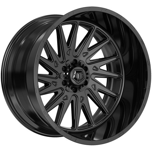 TIS 547B 8X180 26x14 -76 Gloss Black - Threepieceus