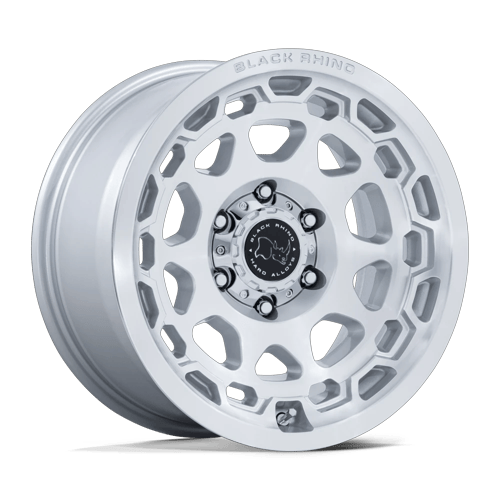 Black Rhino Hard Alloys CONGO 5x130 17x8.5 +25 Gloss Silver W/ Machined Face