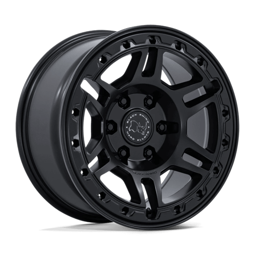 Black Rhino Hard Alloys VANGUARD 6x130 17x8 +32 Matte Black