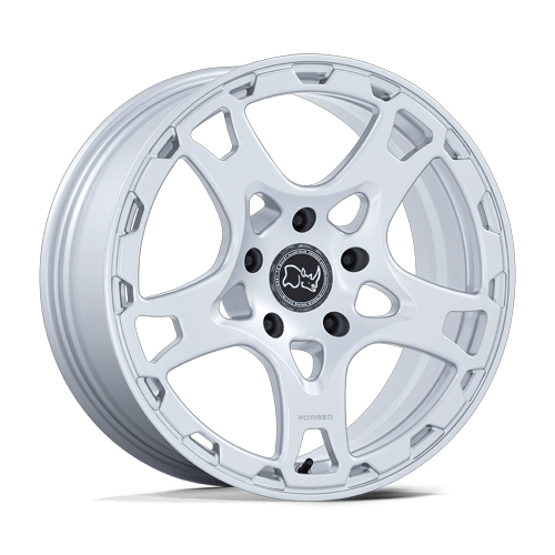 Black Rhino Hard Alloys KLAUE 5x130 18x8 +20 Matte Silver