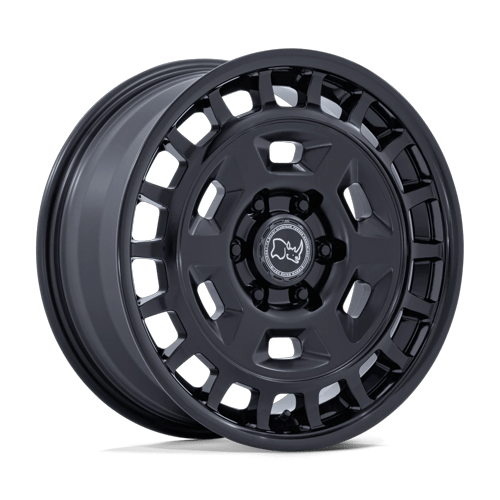 Black Rhino Hard Alloys ROVER 6x130 18x8 +32 Matte Black W/ Gloss Black Lip