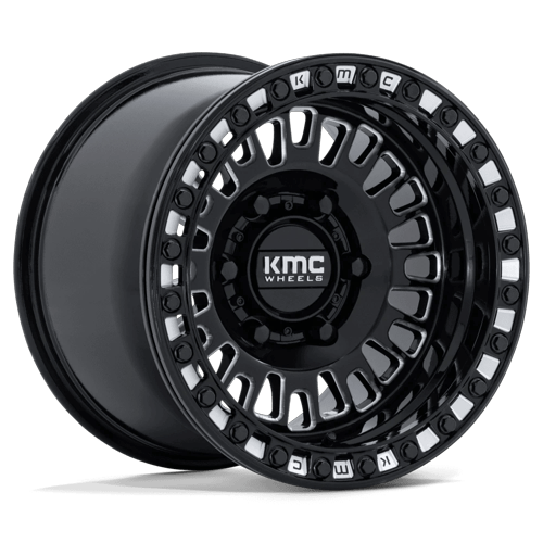KMC Powersports AZTEC UTV BEADLOCK 6x139.7 15x10 +0 Gloss Black Milled