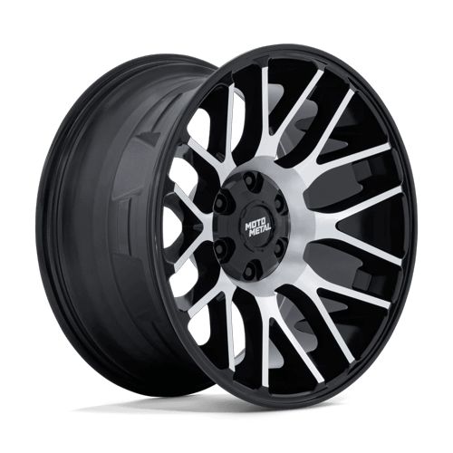 Moto Metal OVERLOOK 6x135 / 6x139.7 20x9 +1 Gloss Black W/ Machined Face