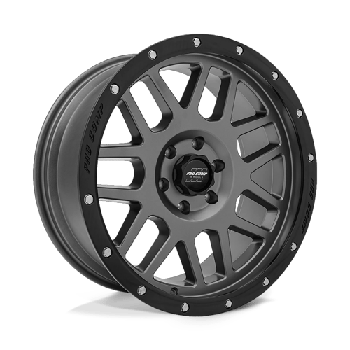 Pro Comp Alloys VERTIGO 6x135 20x9 -12 Dark Gray W/ Black Lip