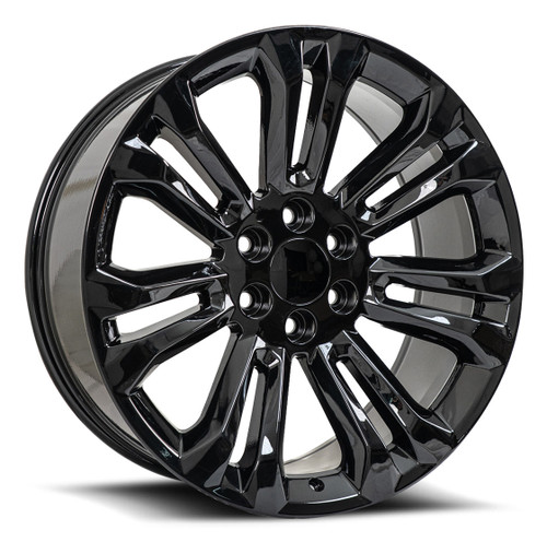 O.E. Revolution 158 6x139.7 22x9 +24 Gloss Black