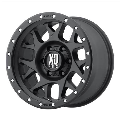XD BULLY 5x114.3 16x7 +35 Matte Gray W/ Black Ring