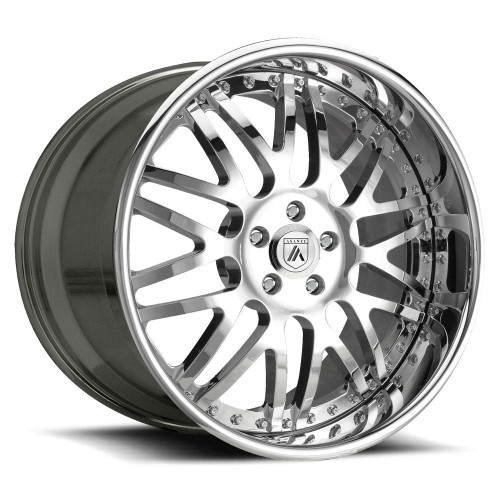 Asanti Forged AF120 5x114.3 22x9 +45 Chrome & Black