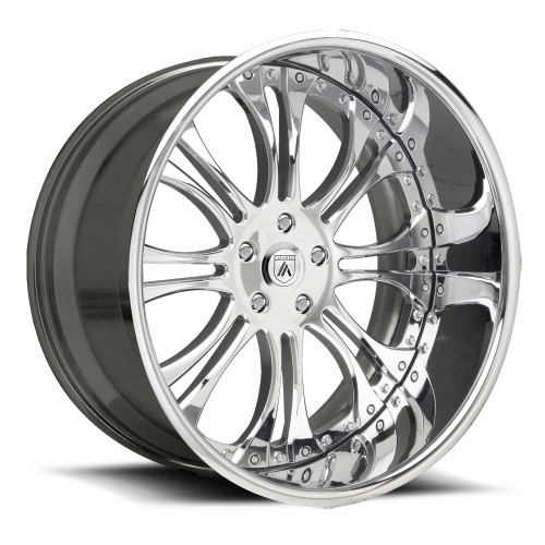 Asanti Forged AF132 5x114.3 22x9 +32 Chrome & Black