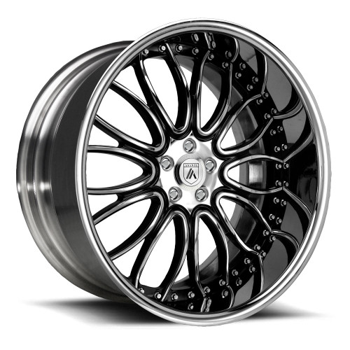 Asanti Forged AF145 6x139.7 22x10 +32 Chrome & Gloss Black