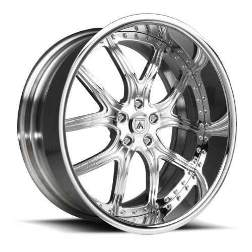 Asanti Forged AF150 5x115 22x9 +15 Brushed & Chrome