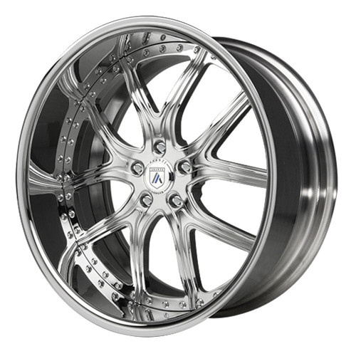 Asanti Forged AF150 5x112 22x9 +32 Black & Chrome
