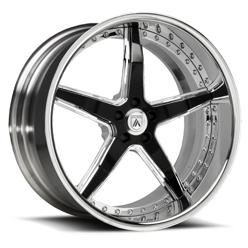 Asanti Forged AF157 5x120 22x10 +32 Chrome & Black