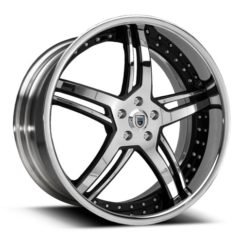 Asanti Forged AF162 5x120 22x10 +38 Brushed & Black