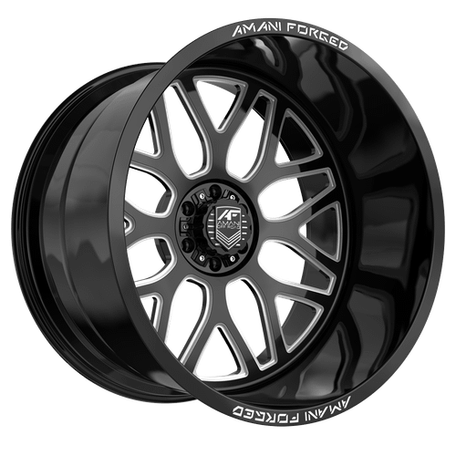 Amani Allora pocketed blank 8x 22x12 -44 Gloss Black & Milled