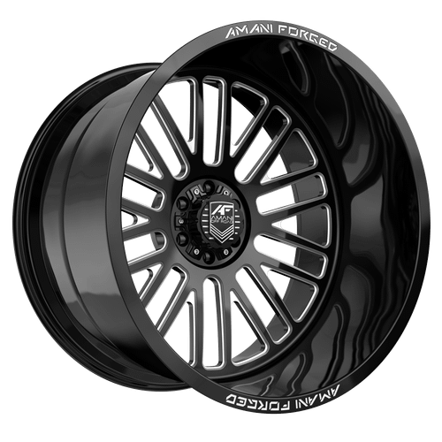 Amani Bario pocketed blank 6x 22x12 -44 Gloss Black & Milled