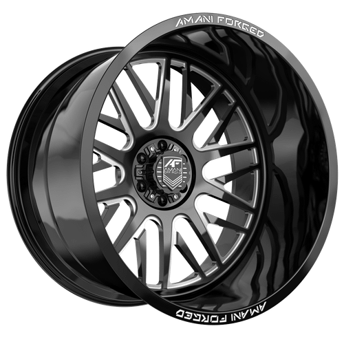 Amani Directo-R blank 8x 22x12 -44 Gloss Black & Milled